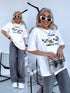 OVERSIZE T-krekls "THE BEST" - BALTS